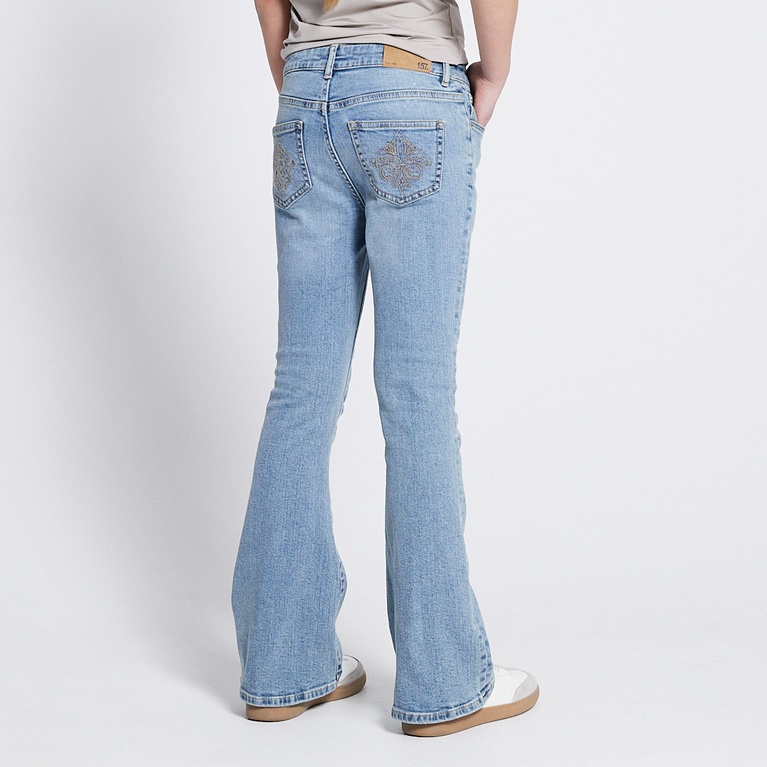 Embroidery flare jeans "Skippy Flare Deco" Light used